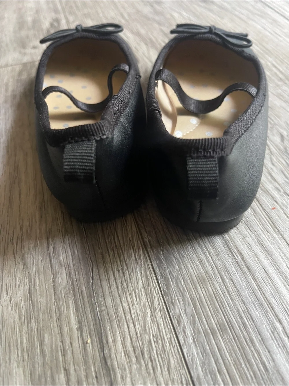 Cat & Jack Black Girls' Mary Jane Ballet Flats with Bow size 6 toddler